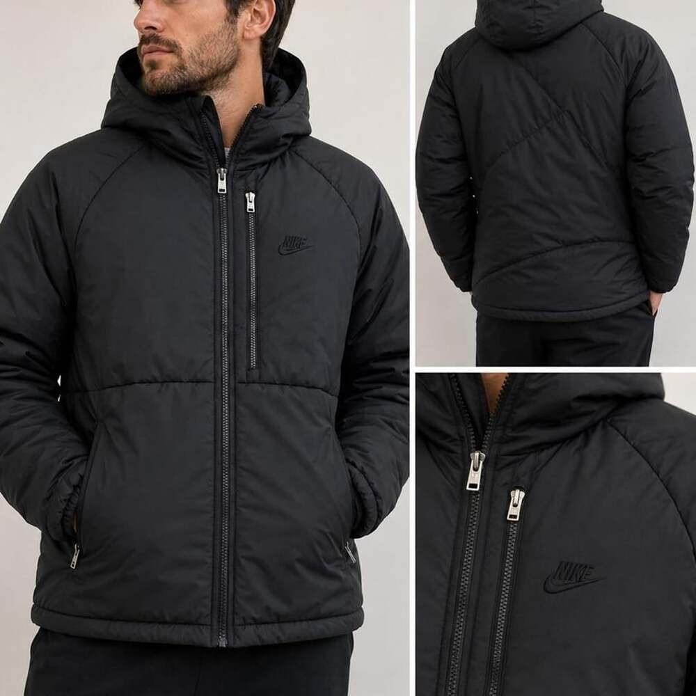 Nike Therma-FIT Black Puffer Jacket